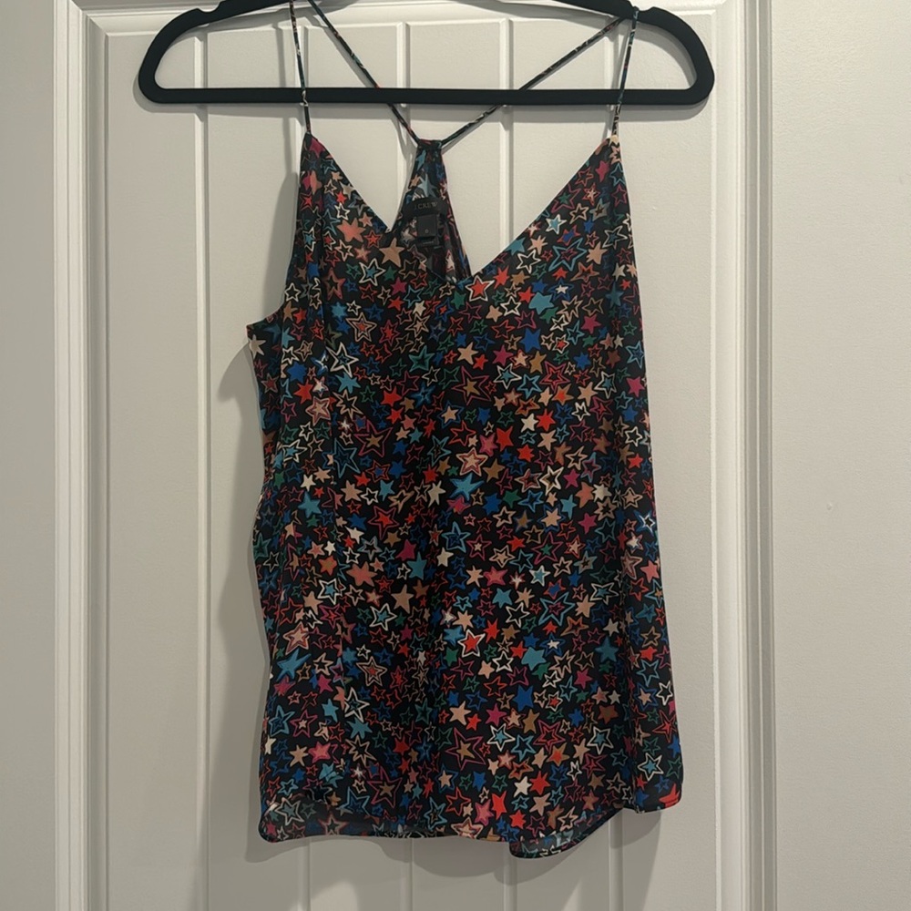 Crew stars silk cami tank